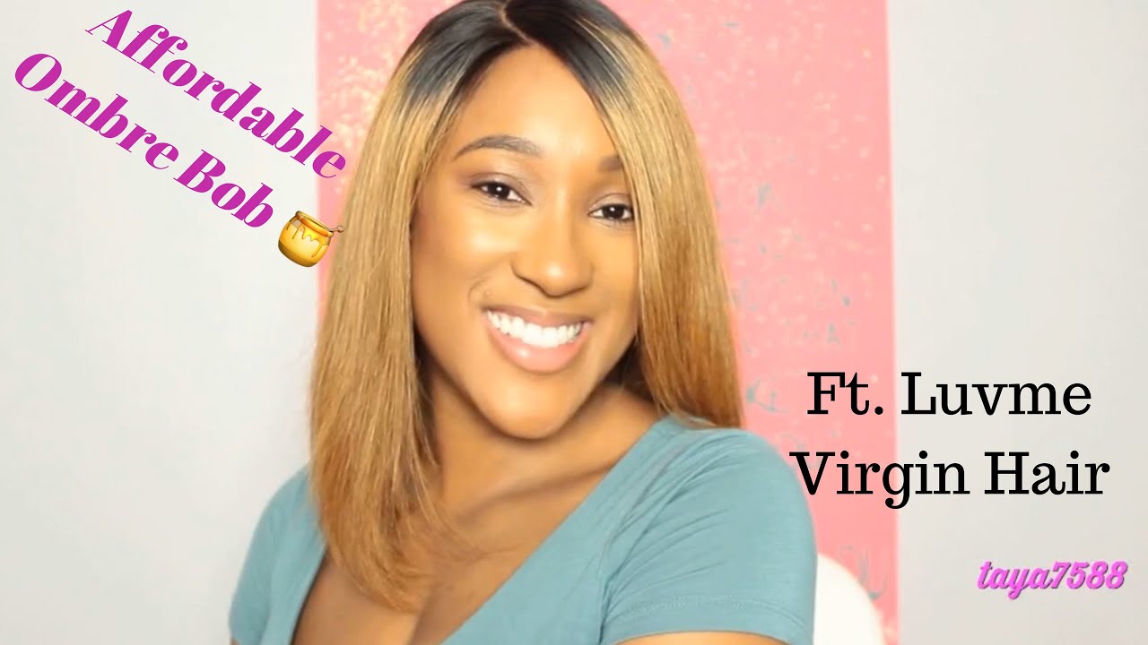 Honey Dip Drip! Affordable Ombré Bob Wig Luvme Hair YouTube