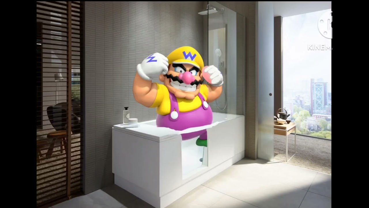 Wario dies after eating soap in shower and explode Stomach dies .mp3