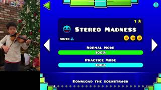 Geometry Dash Paired with Violin: Stereo Madness XStep Back on Track Mashup! Geometry Dash Paired with Violin: Stereo Madness XStep Back on Track Mashup!