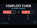 Which Fraction Wins? Simplest Form & the Cancel Slash
