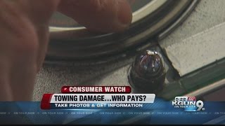 Tow truck damages your car: Who pays?