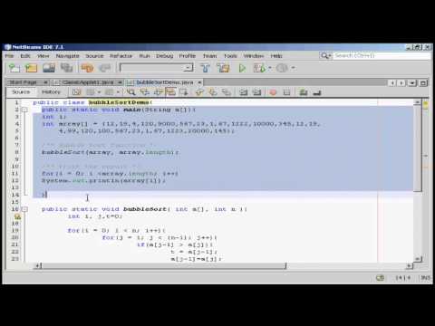 Java Offload Engine (JOE) Demo, Bubble-Sort algorithm executed by JOE