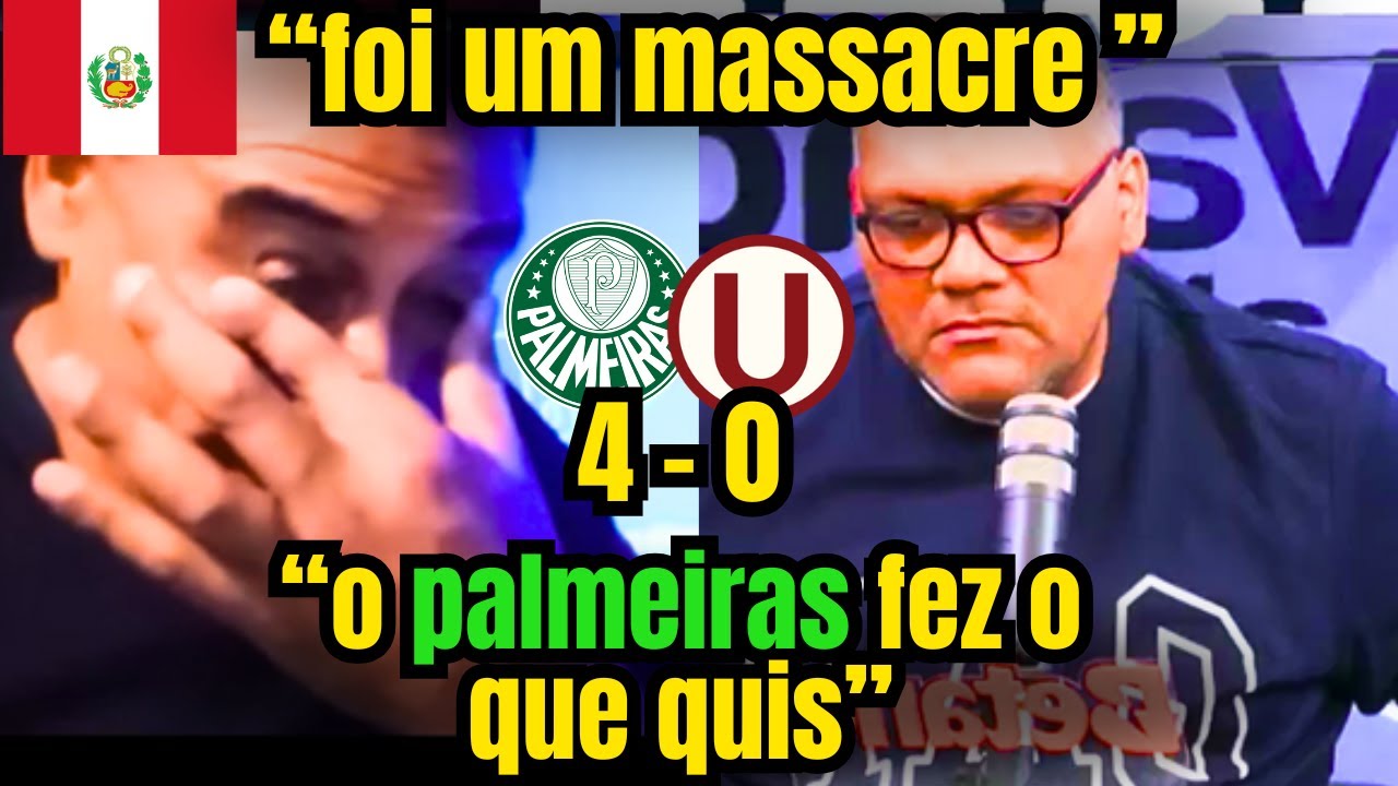 UAU! MIDIA PERUANA FICOU CHOCADA COM O PALMEIRAS 