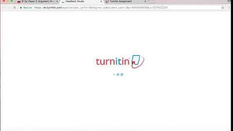 Accessing TurnItIn Feedback Studio from Canvas for Students