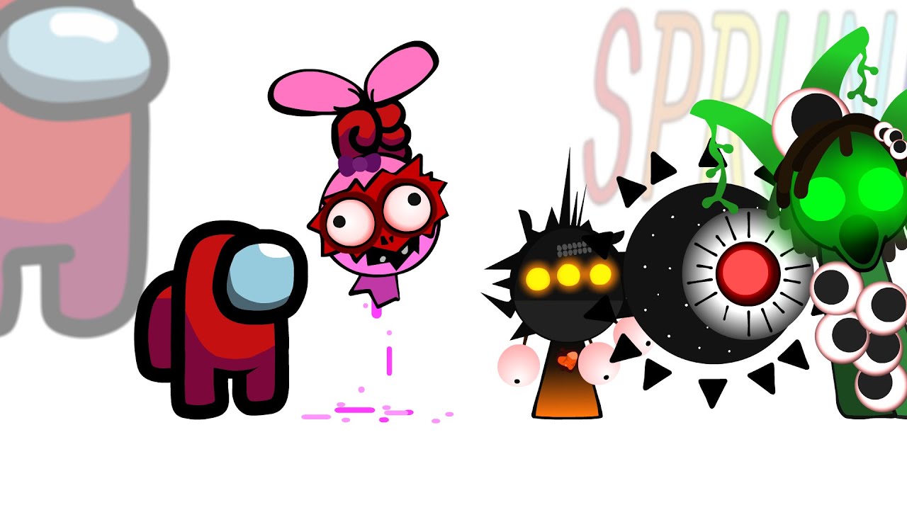 Mini Crewmate Kills Sprunki Phase 5 Characters | Among Us