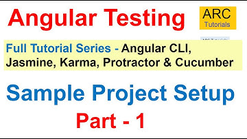 Angular Testing Tutorial #1 - Sample Project Setup