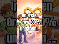 Im 1. Grow 100% und dann...