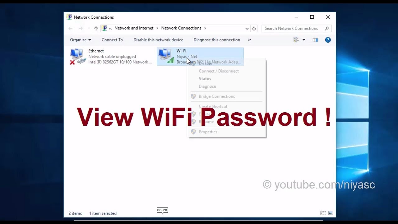 how do i find my wifi passwords on my win10