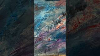 Abstract Expressionism | First Art of August: Bleeding for Freedom