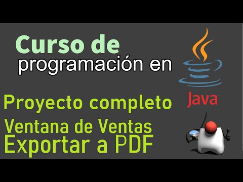 Curso de Java desde Cero | PROYECTO COMPLETO, MODULO VENTAS, EXPORTAR FACTURA A PDF (video 125)