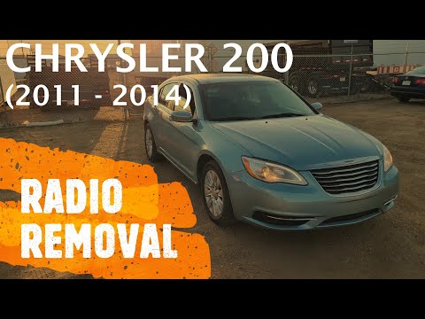 Chrysler 200 - RADIO REMOVAL / REPLACEMENT (2011-2014)