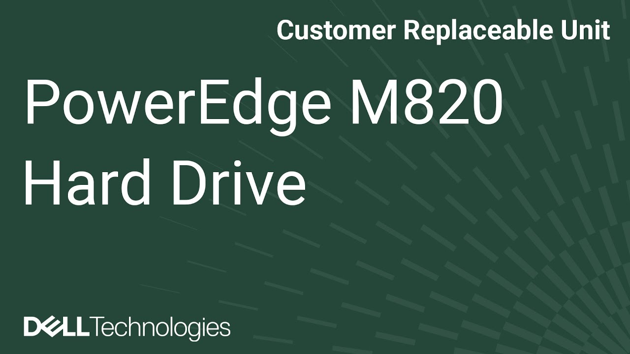 PowerEdge M820 : Hard Drive