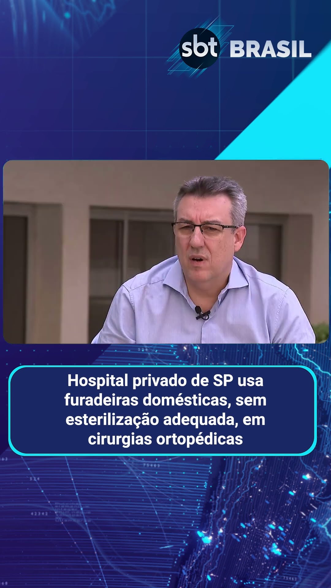 Hospital de São Paulo usa furadeira doméstica em cirurgias ortopédicas | SBT Brasil (06/02/25)