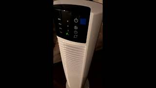 Review Lasko Oscillating Tower Fan, Remote Control, Timer, 4 Quiet Speeds, for Bedroom, Home Office