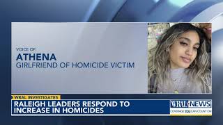Raleigh leaders respond to increase in homicides compared to last year