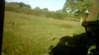 muck spreading with deutz 100