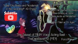 The Secret of NIMH Voice Acting Reel