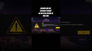 Error de Free Fire!!! ⚠️ #freefirelatam #ffpic #freefire #errorfreefire #garenafreefire