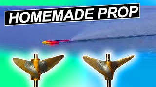 RC BOAT HOMEMADE PROPELLER