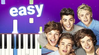 One Direction - One Thing (100% EASY PIANO TUTORIAL)