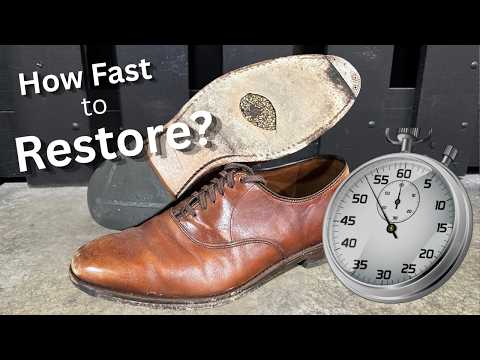 How Long Will It Take To Restore These Shoes...we're On The Clock!