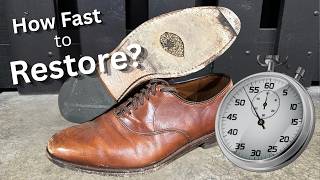How Long Will It Take To Restore These Shoes...We're On the Clock!