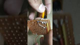 Diy mini tesla coil। Very high voltage?☠️☠️⚡।viral shorts