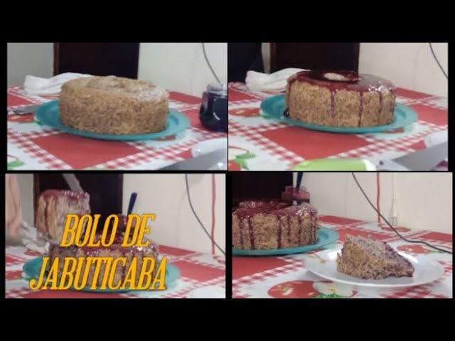 Bolo de jabuticaba que é pura jabuticaba - Na Cozinha da Helo