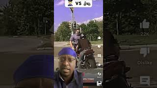 Police Officer Gets PUSHED INTO TRAFFIC #shorts #policeofficer  #traffic #motorcycle