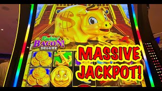 🏴‍☠️🏴‍☠️🏴‍☠️ MASSIVE HANDPAY on Rakin Bacon Deluxe Slot! screenshot 5