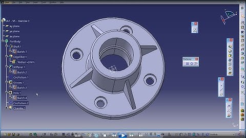 CATIA Tutorial - PartDesign Exercise 5 - v3