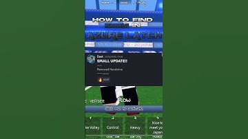 how to find Herobrine in AZURE LATCH? | #roblox #azurelatch #bluelock #herobrine
