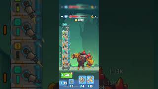 ROCK MONSTER VS MISSILE SHOWER! 🪨🚀 | Dark Dungeons Boss | TDS #shorts #gaming
