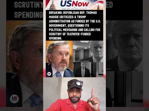 🚨 BERITA TERKINI: ANGGOTA DPR DARI PARTAI REPUBLIKAN THOMAS MASSIE MENGEKCAM TRUMP ATAS IKLAN TV ...