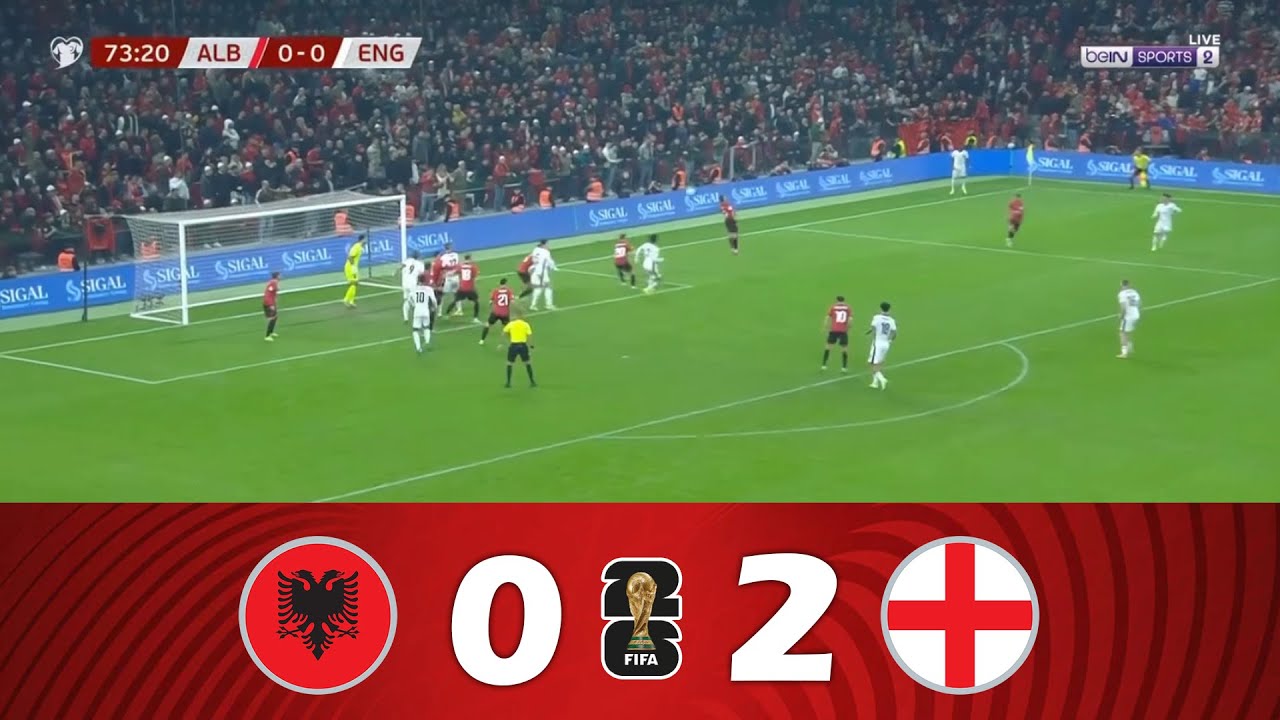 Албания — Англия [0-2] | Отборочный турнир чемпионата Европы 2026 | Лучшие моменты матча!