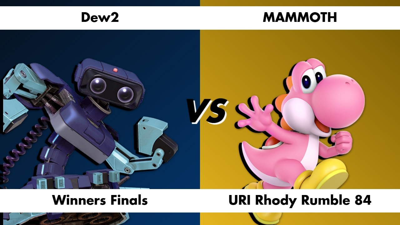 Dew2 (R.O.B.) vs MAMMOTH (Yoshi) Winners Finals URI Rhody Rumble 84