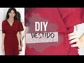 CÓMO HACER UN VESTIDO👗 | DIY vestido con botones forrados