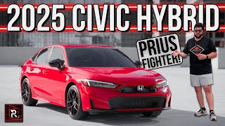 The 2025 Honda Civic Sport Touring Is A Suave Hybrid Rival To The Toyota Prius