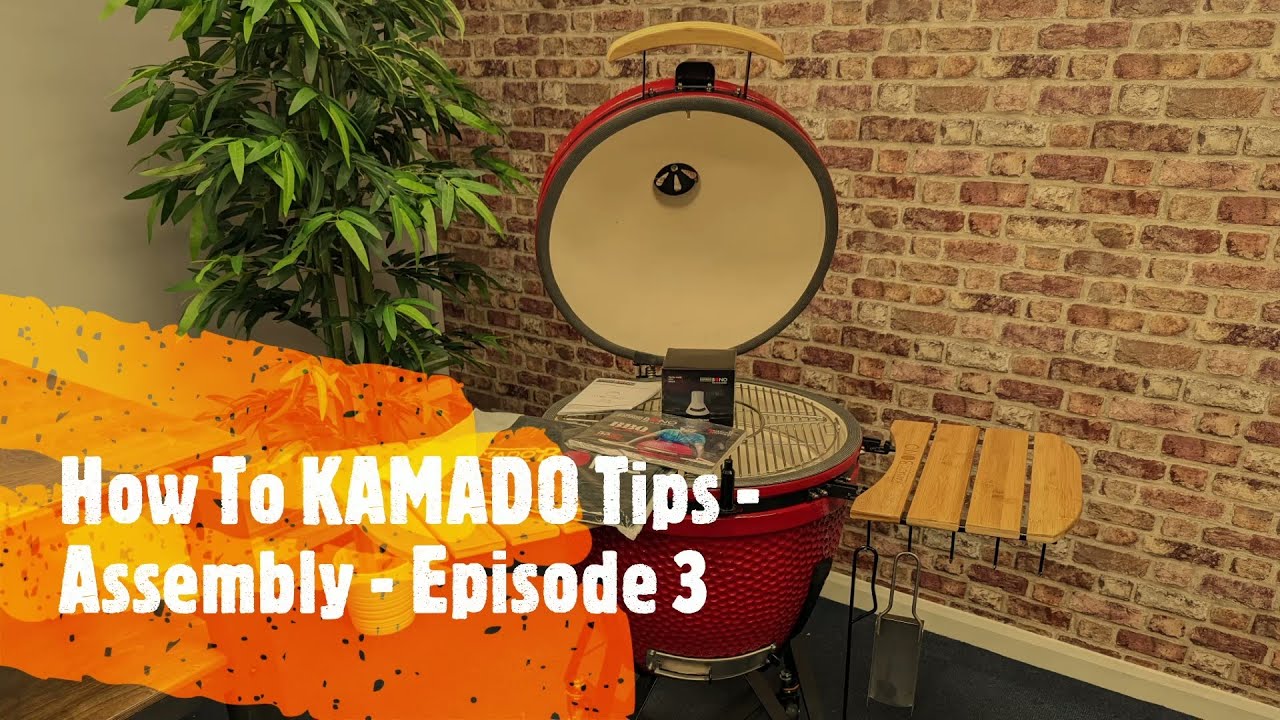 How To ASSEMBLE KAMADO GRILL - Kamado BONO Grill Assembly Episode 3