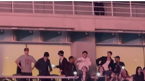 Jhope final concert with bts members (mic drop)