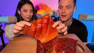 ASMR Trying Australia's Most Premium Cold-Smoked Salmon 