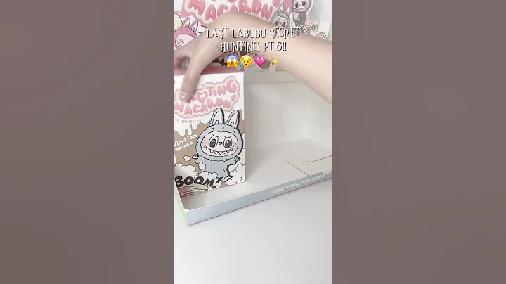 LAST LABUBU SECRET HUNTING PT.6 😱👀 #asmr #cute #popmart #asmrunboxing #blindbox #labubu #unboxing