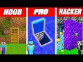 Minecraft NOOB vs PRO vs HACKER : SECRET HOUSE BUILD CHALLENGE in Minecraft! Animation!