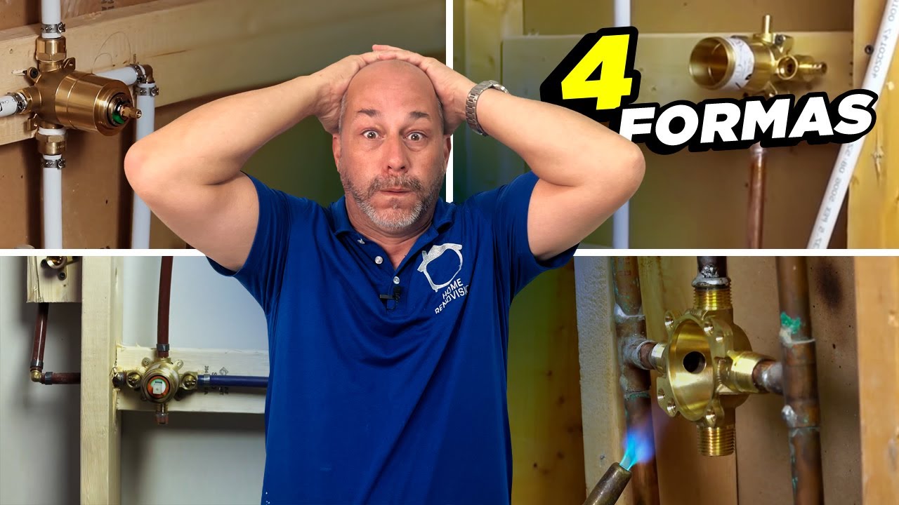4 Tipos de Instalación de Válvulas de Ducha que tú puedes hacer