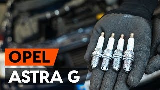 Kā nomainīt Aizdedzes svece OPEL ASTRA G CLASSIC Saloon (T98) - video ceļvedis