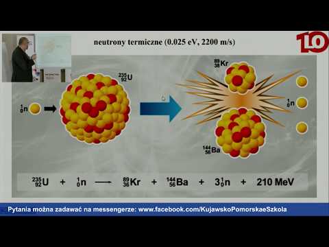 Fizyka - klasa 1 LO (Gim). Reakcje jądrowe - rozszczepianie atomów