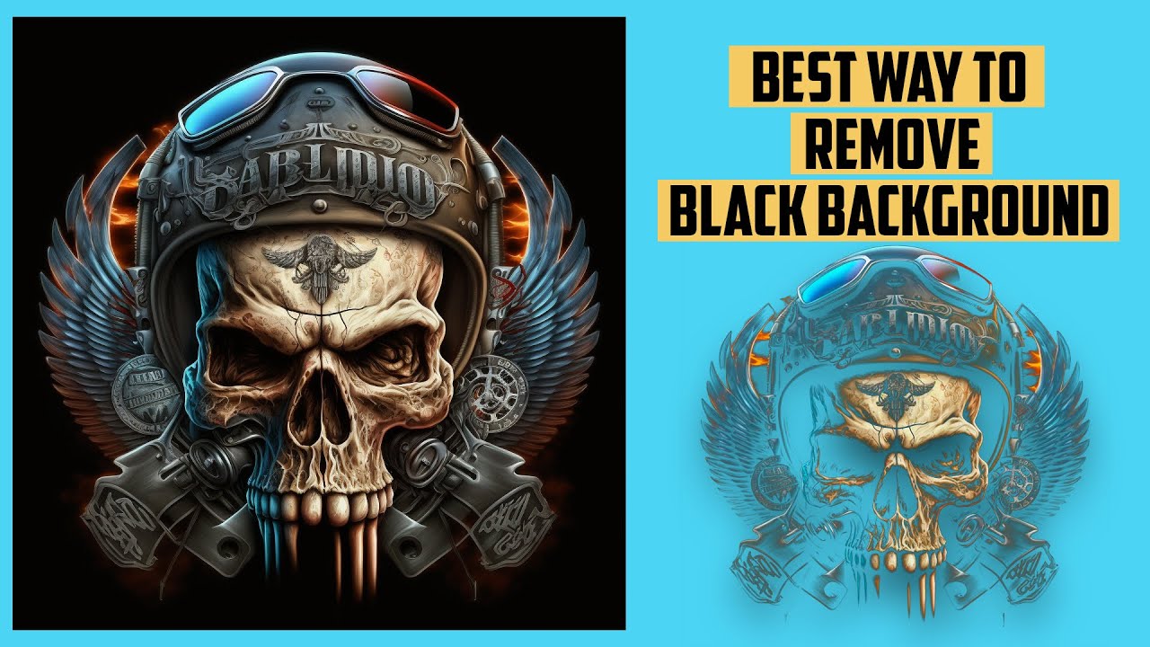 Best way to Remove black background YouTube