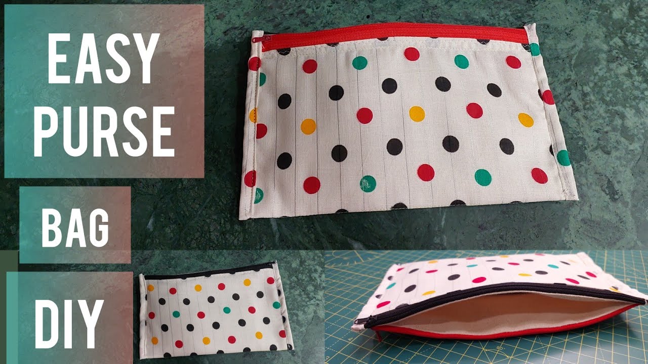 Easy Purse With Three Compartments, Beginners Friendly Sewing Tutorial ...
