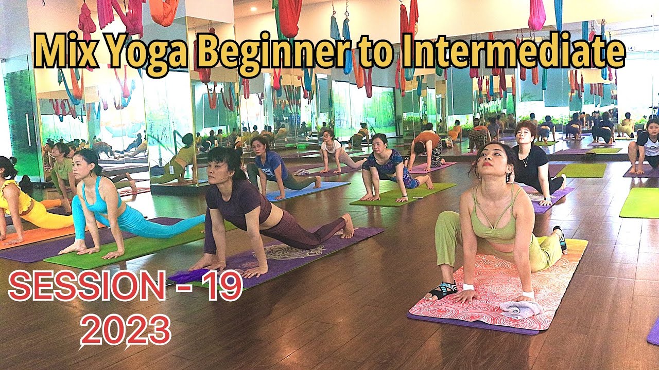 Session-19 2023 Mix Yoga Flow Beginner To Intermediate Level || Yoga With Sandeep || Vietnam