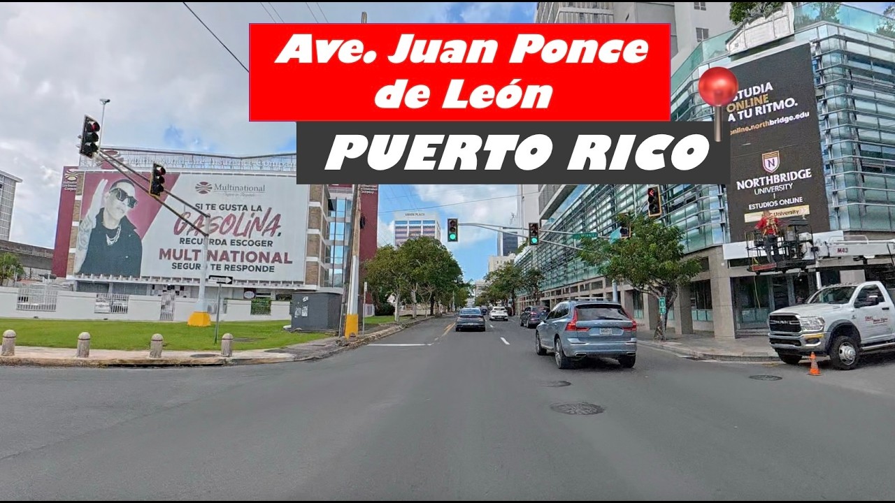 🚙 DRIVING AROUND AVE. JUAN PONCE DE LEÓN – SAN JUAN, PUERTO RICO 🌆🇵🇷